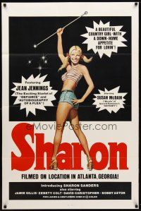 9h746 SHARON 1sh '72 Jena Jennings, Sharon Sanders, country girl sex!