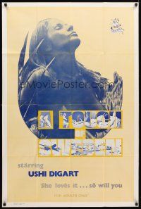 9h878 TOUCH OF SWEDEN 1sh '71 sexiest Swedish Uschi Digard loves it!