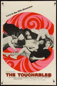 9h879 TOUCHABLES 1sh '68 Judy Huxtable, psychedelic love in the fifth dimension!