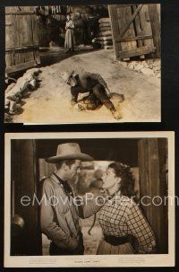 9j905 ALONG CAME JONES 2 8x10 stills '45 great images of Gary Cooper & pretty Loretta Young!