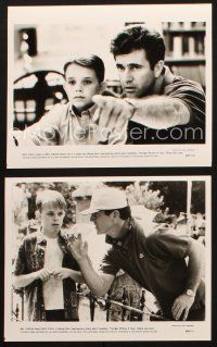 9j954 MAN WITHOUT A FACE 2 8x10 stills '93 candids of Mel Gibson directing young Nick Stahl!