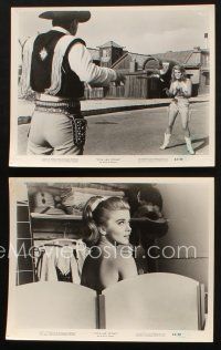 9j990 VIVA LAS VEGAS 2 8x10 stills '64 sexiest gunfighter Ann-Margret pointing two guns & close up!