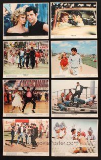 9j052 GREASE 8 8x10 mini LCs '78 John Travolta & Olivia Newton-John in a most classic musical!