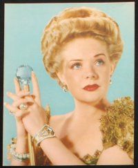 9j686 ALICE FAYE 5 8x10 stills '40s & REPRO, close-up & full-length portraits of the gorgeous star!
