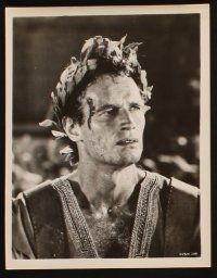 9j237 CHARLTON HESTON 19 8x10 stills '50s-70s great portraits of the actor in different roles!
