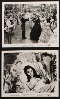 9j701 GONE WITH THE WIND 5 8x10 stills R74 Clark Gable, Vivien Leigh, Olivia de Havilland, classic!