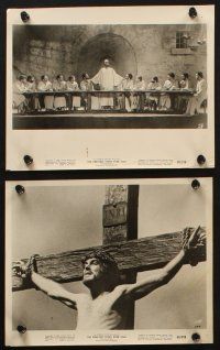 9j367 GREATEST STORY EVER TOLD 10 8x10 stills '65 George Stevens epic, Max Von Sydow as Jesus!