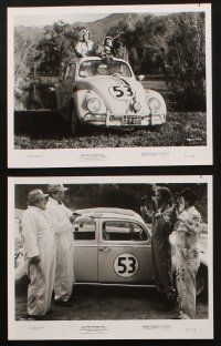 9j635 HERBIE GOES TO MONTE CARLO 6 8x10 stills '77 Disney, Don Knotts, Volkswagen Beetle racing!