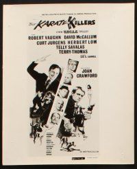 9j371 KARATE KILLERS 10 8x10 stills '67 Robert Vaughn, David McCallum, The Man from U.N.C.L.E.!