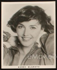 9j947 KERRY MCGRATH 2 8x10 stills '80s great smiling close up portraits of the beautiful actress!
