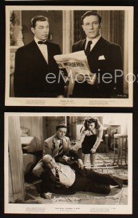 9j449 LAWRENCE TIERNEY 8 8x10 stills '40s-50s great portraits of the actor in a variety of roles!
