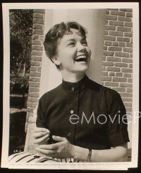 9j950 LILO PULVER 2 8x10 stills '58 great laughing portraits of the pretty Swiss actress!