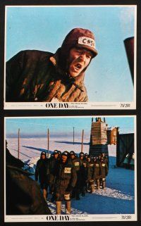 9j065 ONE DAY IN THE LIFE OF IVAN DENISOVICH 8 8x10 mini LCs '71 Tom Courtenay in the title role!