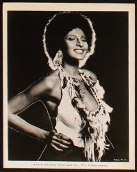 9j466 PAM GRIER 8 8x10 stills '70s great c/u and full-length portraits of the blaxploitation queen!