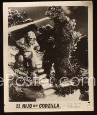 9j805 SON OF GODZILLA 4 Colombian 8x10 stills '67 Kaijuto no Kessen: Gojira no Musuko, monsters!