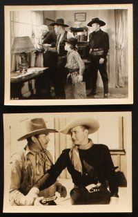 9j574 TIM MCCOY 7 8x10 stills '30s-40s cool cowboy western images of the star w/ pearl-handled gun!