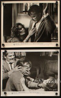 9j818 WHO'S AFRAID OF VIRGINIA WOOLF 4 8x10 stills '66 Elizabeth Taylor, Richard Burton, Nichols