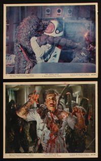 9j053 GREEN SLIME 8 color 8x10 stills '69 cheesy sci-fi movie, includes great monster images!