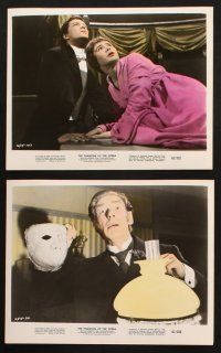 9j036 PHANTOM OF THE OPERA 10 color 8x10 stills '62 great image of Herbert Lom in mask at pipe organ