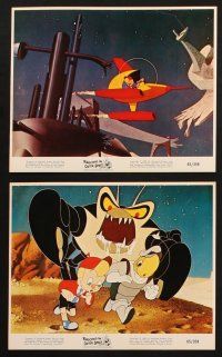 9j017 PINOCCHIO IN OUTER SPACE 12 color 8x10 stills '65 sci-fi cartoon images, new worlds of wonder!
