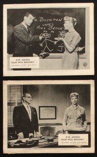 9j465 OUR MISS BROOKS 8 English FOH LCs '56 gorgeous Eve Arden, Gale Gordon, Robert Rockwell!