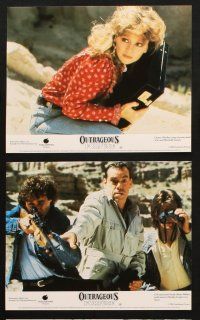 9j083 OUTRAGEOUS FORTUNE 8 color English FOH LCs '87 Bette Midler, Shelley Long, Peter Coyote