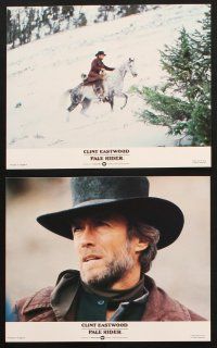 9j090 PALE RIDER 8 color English FOH LCs '85 cool images of cowboy Clint Eastwood, Michael Moriarity