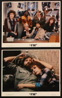 9j171 FM 4 8x10 mini LCs '78 wacky Martin Mull, Eileen Brennan, radio rock 'n' roll comedy!