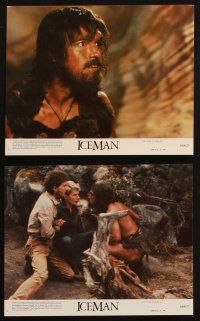 9j056 ICEMAN 8 8x10 mini LCs '84 Fred Schepisi, John Lone is an unfrozen neanderthal caveman!