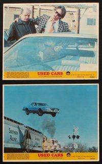 9j144 USED CARS 8 8x10 mini LCs '80 Robert Zemeckis, Kurt Russell, Jack Warden!