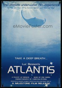 9k035 ATLANTIS 1sh '94 Luc Besson underwater documentary!