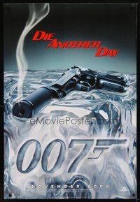 9k123 DIE ANOTHER DAY ice style teaser 1sh '02 Pierce Brosnan as James Bond, cool image of gun melting ice