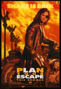 9k150 ESCAPE FROM L.A. teaser 1sh '96 John Carpenter, Kurt Russell returns as Snake Plissken!