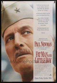 9k166 FAT MAN & LITTLE BOY advance 1sh '89 directed by Roland Joffe, great Paul Newman image!