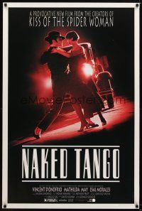 9k525 NAKED TANGO 1sh '91 Vincent D'Onofrio, Mathilda May dancing, cool image!