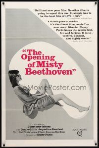 9k577 OPENING OF MISTY BEETHOVEN 1sh '76 Radley Metzger, sexy Constance Money in title role!
