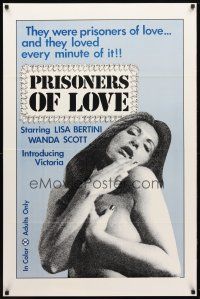 9k641 PRISONERS OF LOVE 1sh '70s and they loved every minute of it, introducing Victoria!