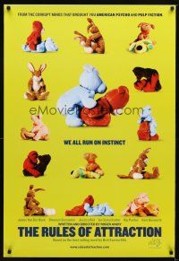 9k687 RULES OF ATTRACTION int'l 1sh '02 wacky images of stuffed animals in compromising positions!
