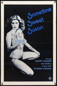 9k722 SOMETIME SWEET SUSAN 1sh '74 Gallery's super sexy nearly-naked cover girl Shawn Harris!