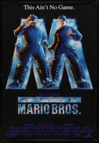 9k756 SUPER MARIO BROS DS 1sh '93 Hoskins, Leguizamo, Chorney art of Nintendo characters!