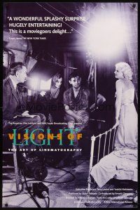 9k818 VISIONS OF LIGHT 1sh '92 classic cinematography, Clark Gable & sexy Jean Harlow on set!