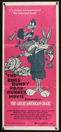 9m733 BUGS BUNNY & ROAD RUNNER MOVIE Aust daybill '79 Chuck Jones classic comedy cartoon!