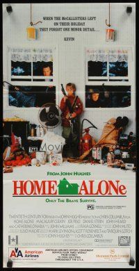 9m873 HOME ALONE Aust daybill '90 classic Macaulay Culkin, Daniel Stern, Joe Pesci!