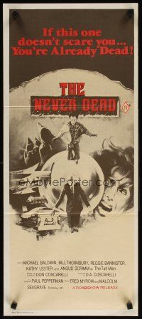 9m944 PHANTASM Aust daybill '79 The Never Dead, cool art by Joe Smith!