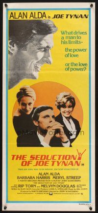 9m965 SEDUCTION OF JOE TYNAN Aust daybill '79 Alan Alda, Barbara Harris, Meryl Streep!