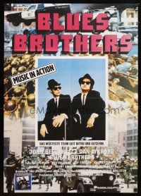 9m460 BLUES BROTHERS German '80 completely different image of John Belushi & Dan Aykroyd!
