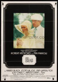 9m531 GREAT GATSBY German '74 Robert Redford, Mia Farrow, from F. Scott Fitzgerald novel!