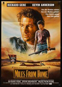 9m579 MILES FROM HOME German '88 Richard Gere, Kevin Anderson, Renato Casaro art!