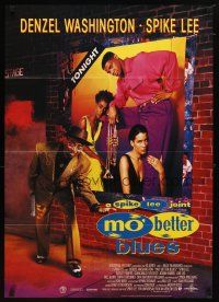 9m580 MO' BETTER BLUES German '90 Denzel Washington, Wesley Snipes, A Spike Lee Joint!
