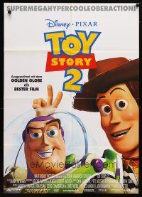 9m651 TOY STORY 2 German '00 Woody, Buzz Lightyear, Disney and Pixar animated sequel!